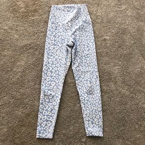 Beach Riot Baby Blue Piper Cheetah Leggings